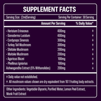 LionZen – 8 Mushroom & Ashwagandha Root 60ml Tincture